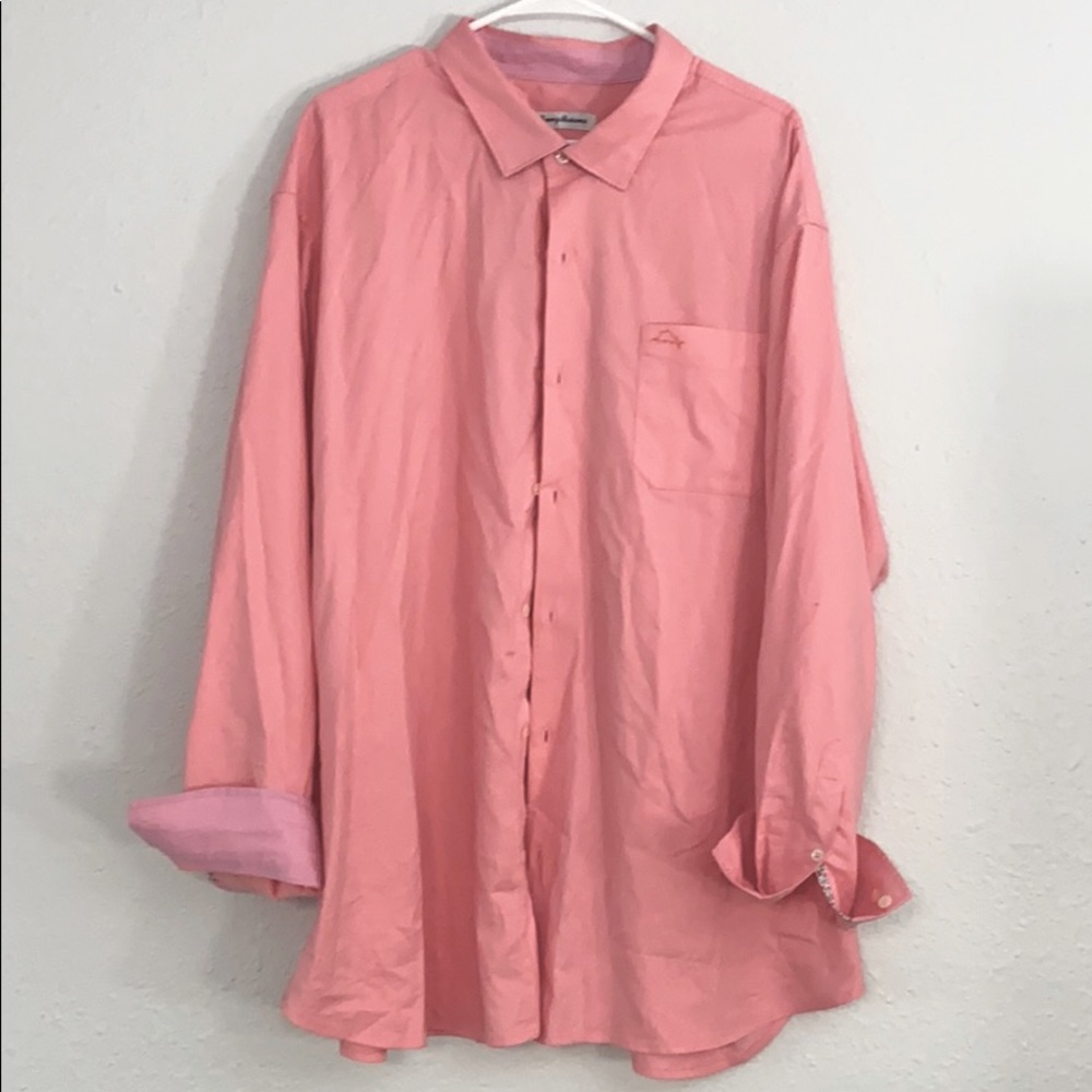 Tommy Bahama XXLB Pink Oxford Shirt